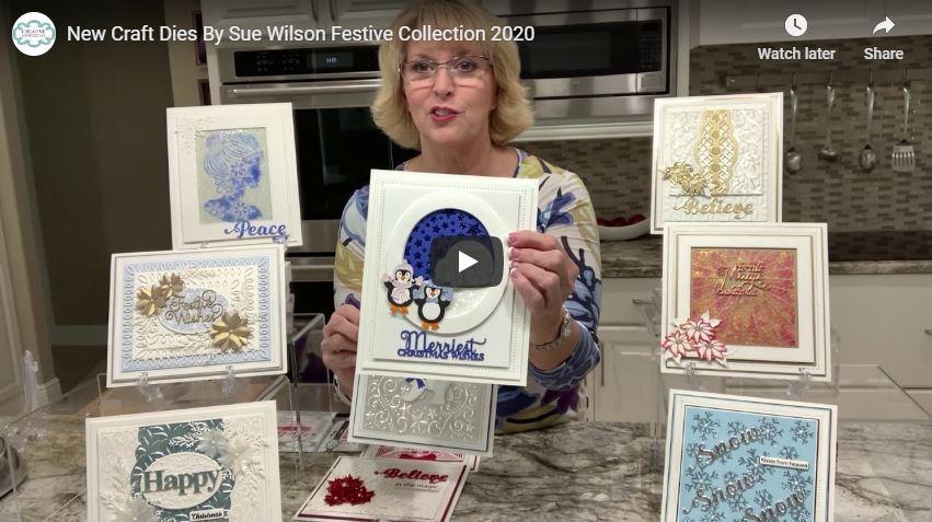 Dies by Sue Wilson Festive Snow