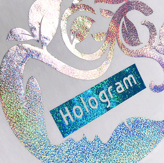 XVINYL Holographic Sparkle HTV - Heat Transfer Vinyl (Gold), 12x10", 5 Sheets