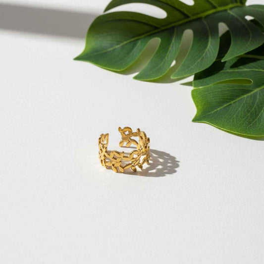 Multi Petal Ring - Gold Plate