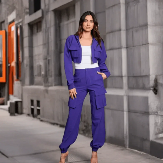 Pantalon cargo chic