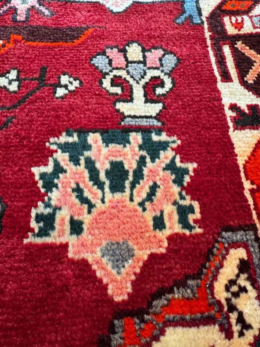 Persian Bakhtiari Wagireh Rug | 2' 5" x 3' 11"