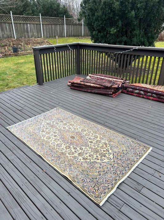 Persian Kashan Rug 1/2 | 6' x 3' 5"