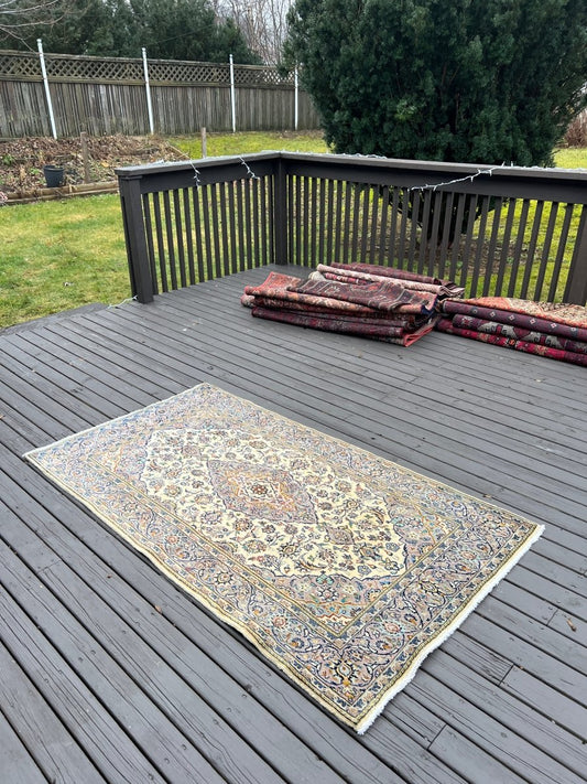 Persian Kashan Rug 1/2 | 6' x 3' 5"
