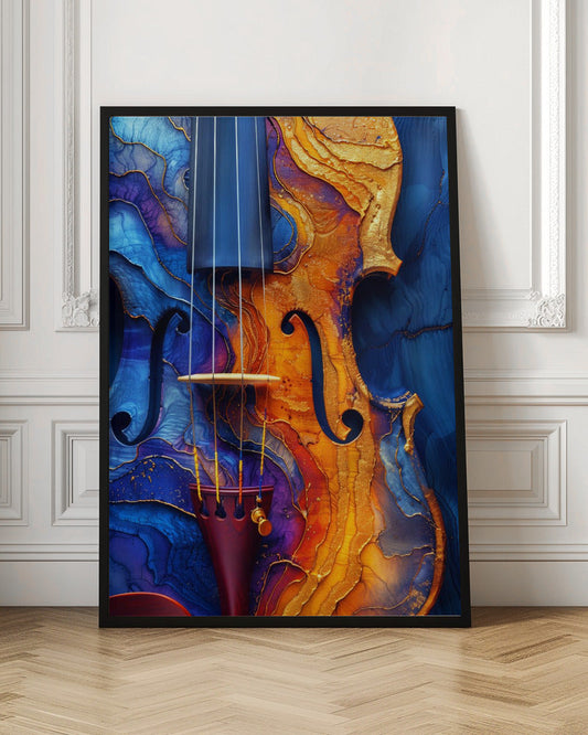 Leinwandbild Wandbild Musik Violine 2