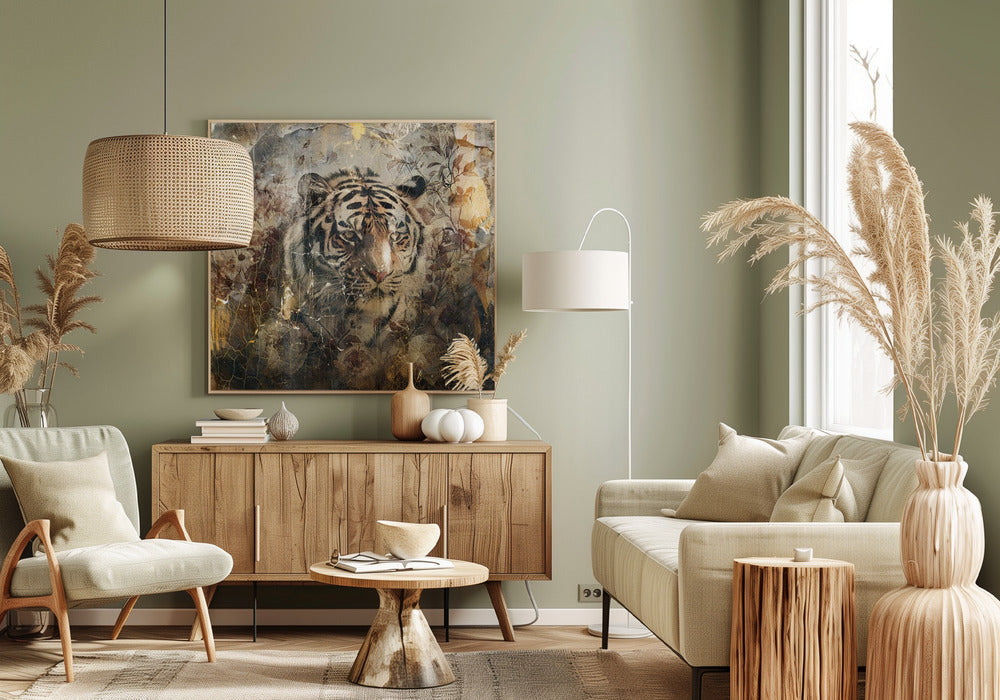 Wandbild Blumen Tiere Vintage Kunst Illustration 27