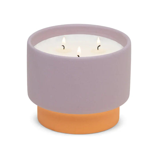 Color Block 16 oz Kerze – Violett + Vanille von Paddywax
