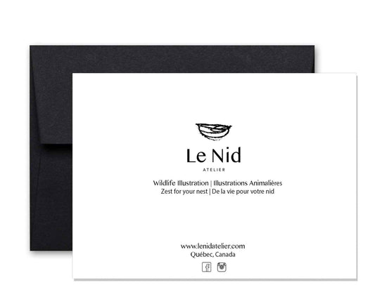 Tigers Greeting Card - collaboration with La Fondation du Zoo de Granby