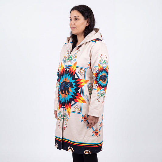 OLDTRIBES Courage bear  Long Coat (white)