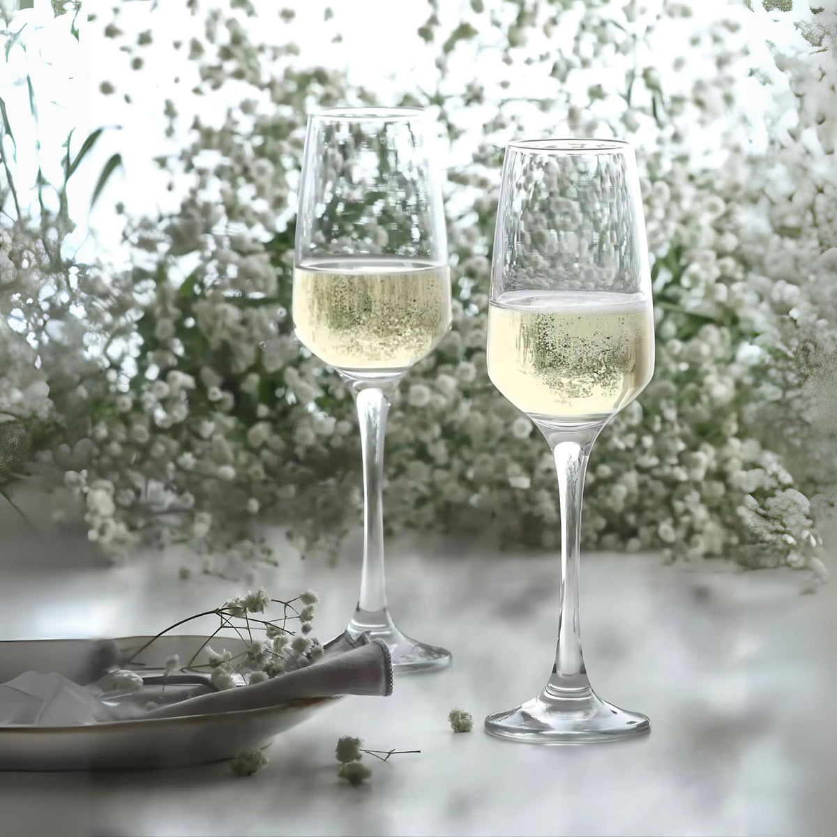 Champagne Flutes 8 Oz - LAV LAL - Set of 6