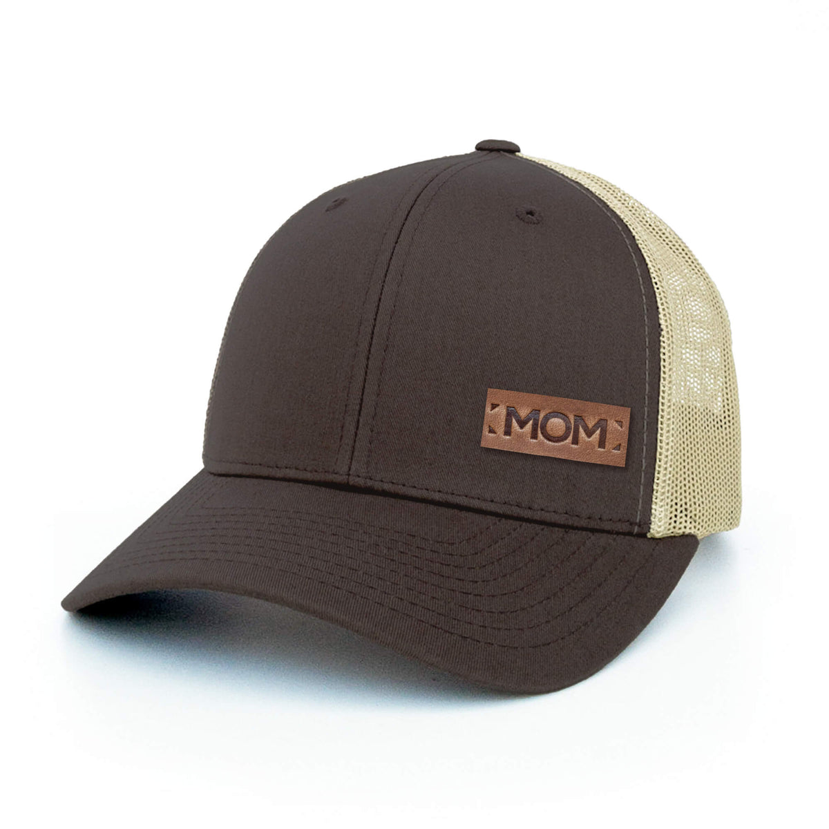 MOM - Leather Patch Trucker Hat