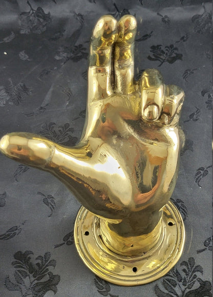 Brass Hand Sculpture