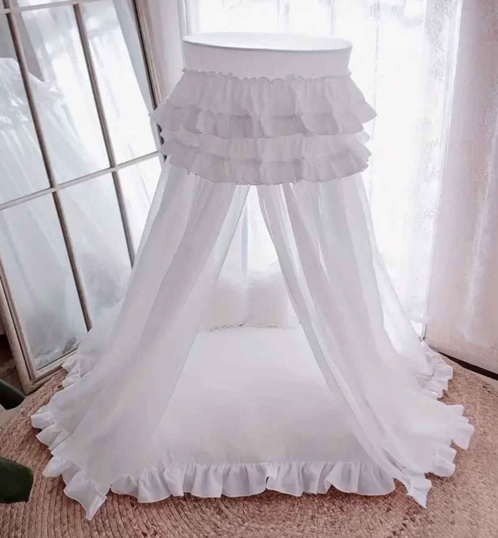 Beatrice Canopy Dog Bed | Enclosed Pet Lounge Bed