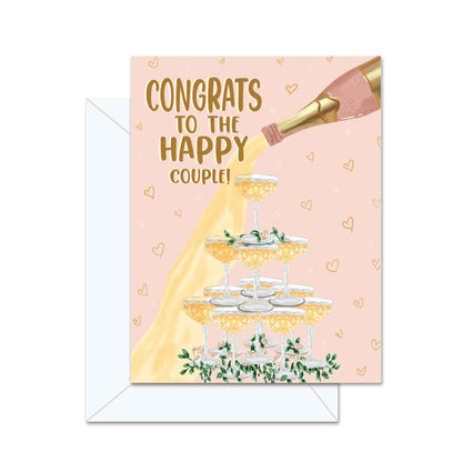 Congrats To The Happy Couple! - Greeting Card