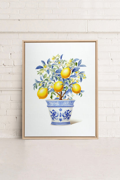 LEMON BREEZE, Artwork on stretched canvas