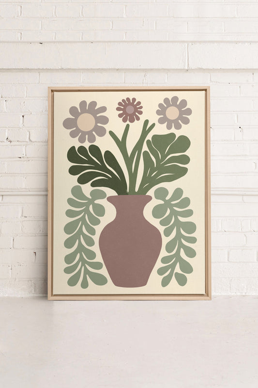 CHIC FLORAL, Kunstwerk auf gespannter Leinwand