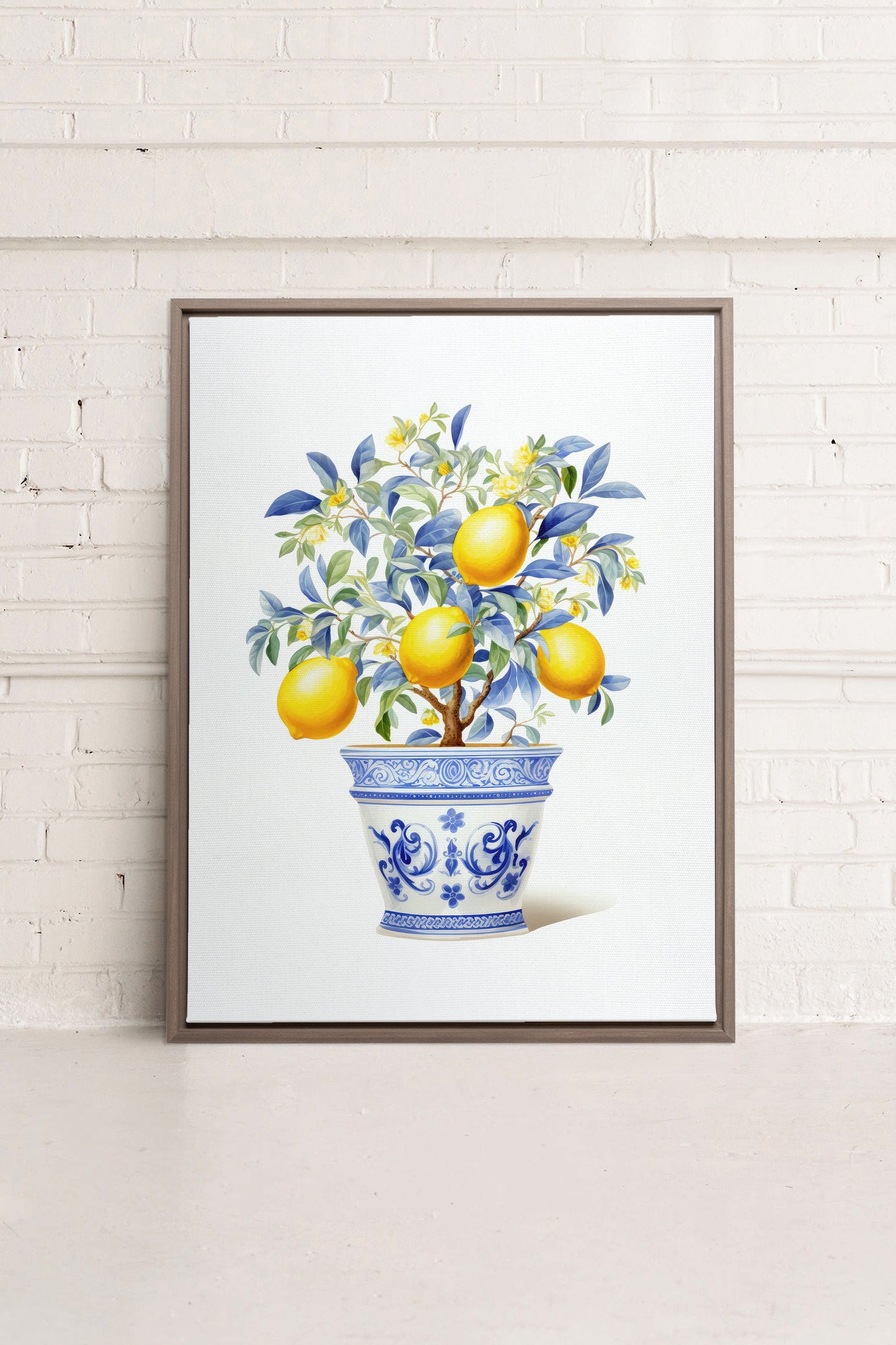 LEMON BREEZE, Artwork on stretched canvas
