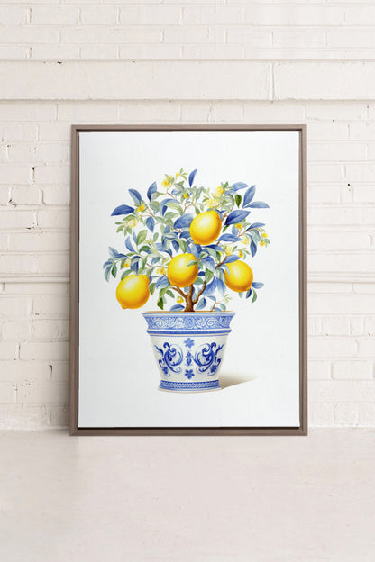 LEMON BREEZE, Artwork on stretched canvas