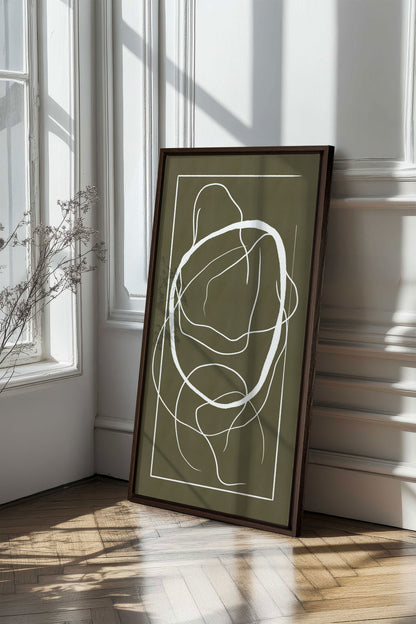 FLOWING HARMONY, Oeuvre sur toile étirée