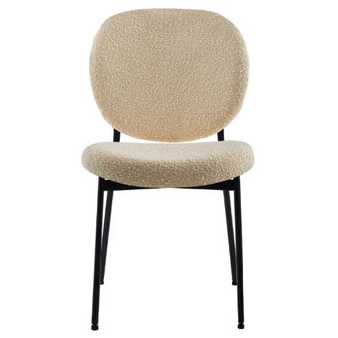Sashi Dining Chair - Linen Boucle'