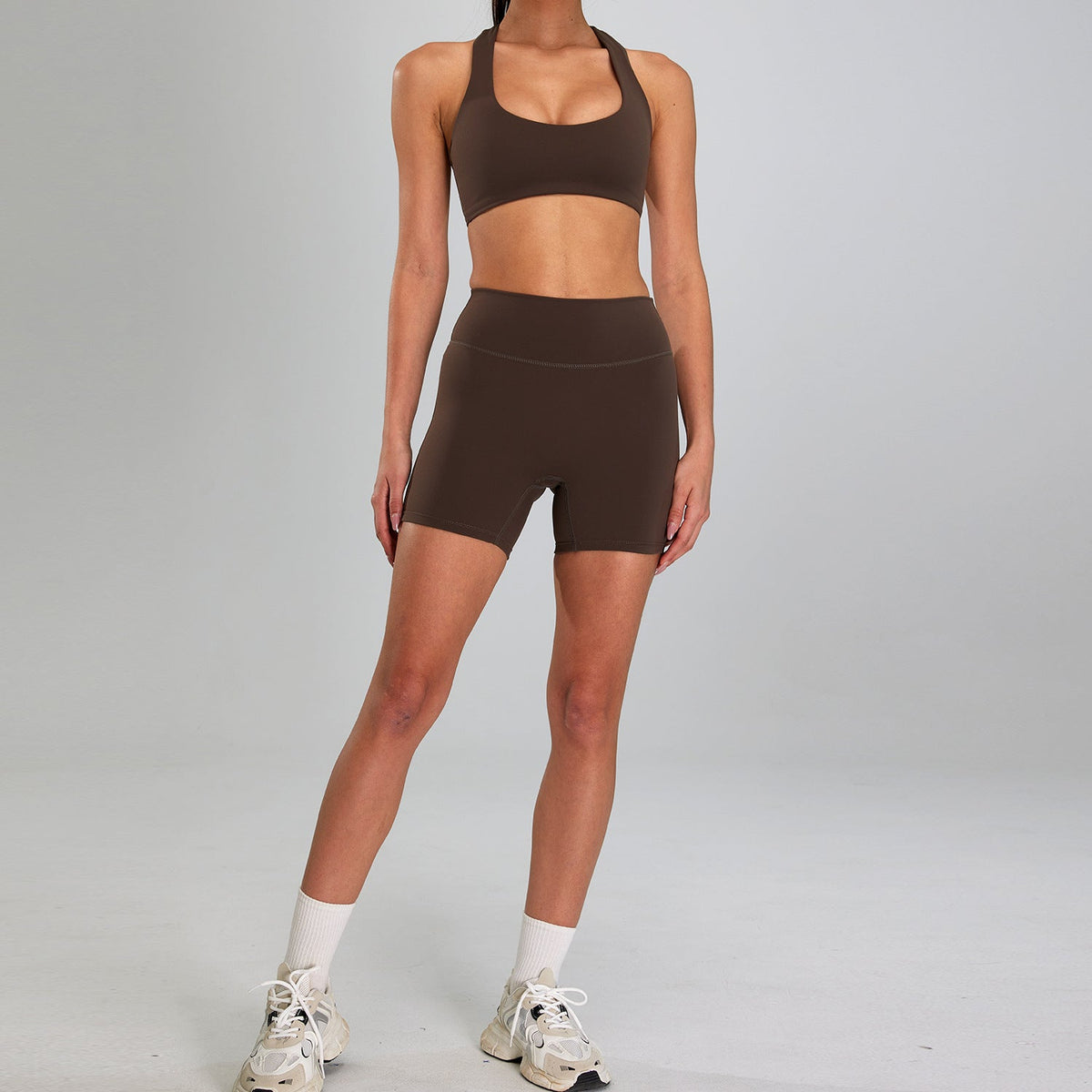 Women’s High-Waisted Sports Set – Slim-Fit Outdoor Running & High-Intensity Workout Activewear