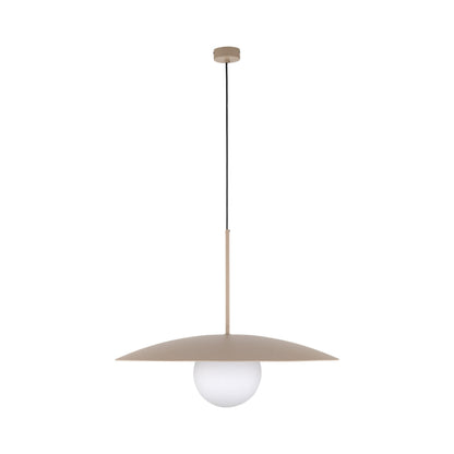 SLATE Mid-Century Modern Wide Dome Pendant Light for Kitchen Island & Dining Table - AURABAGS SHOP
