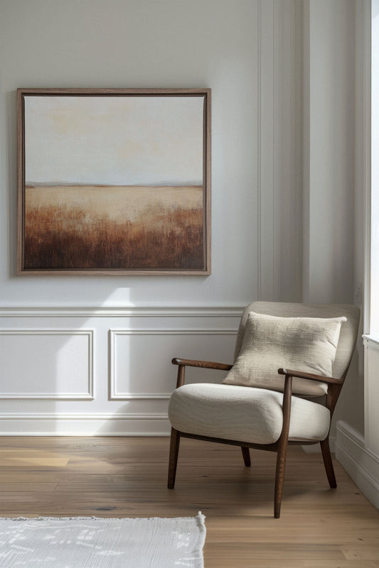 GOLDEN PLAINS, Acryl auf Leinwand