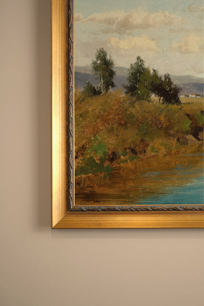 MITTAGSBLICK, VINTAGE-RAHMEN GOLD
