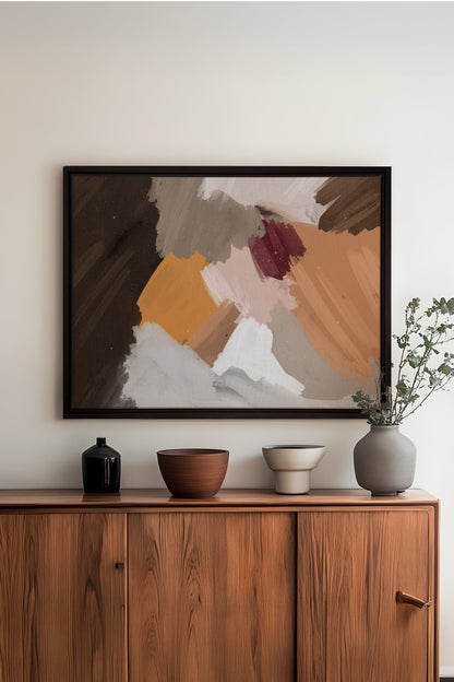 ÉLAN CRÉATIF, Kunstwerk auf gespannter Leinwand