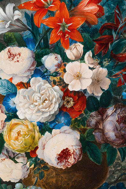 BOUQUET ROYAL, BRONZEFARBENER VINTAGE-RAHMEN