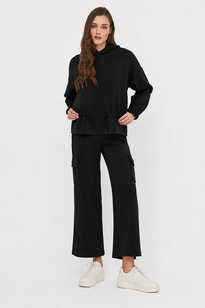 Women's Knit Pull-On Sweatpants with Side & Cargo Pockets