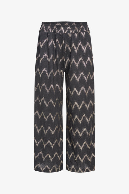Women's Foil Zigzag Pull-On Pants, Fully Lined with Side Pockets