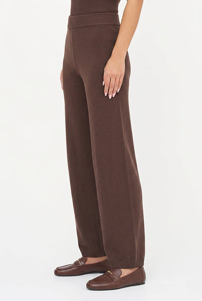 Women's Knit Pull-On Straight-Leg Pants