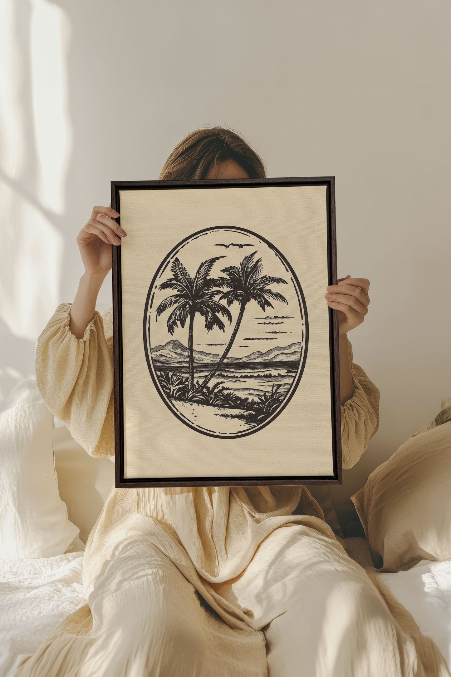 ISLAND ESCAPE, Mischtechnik auf gespannter Leinwand