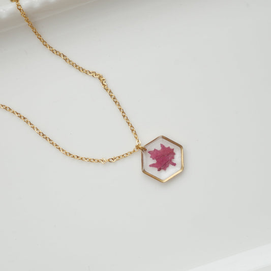 Collier Erable - hexa (petit 12mm)