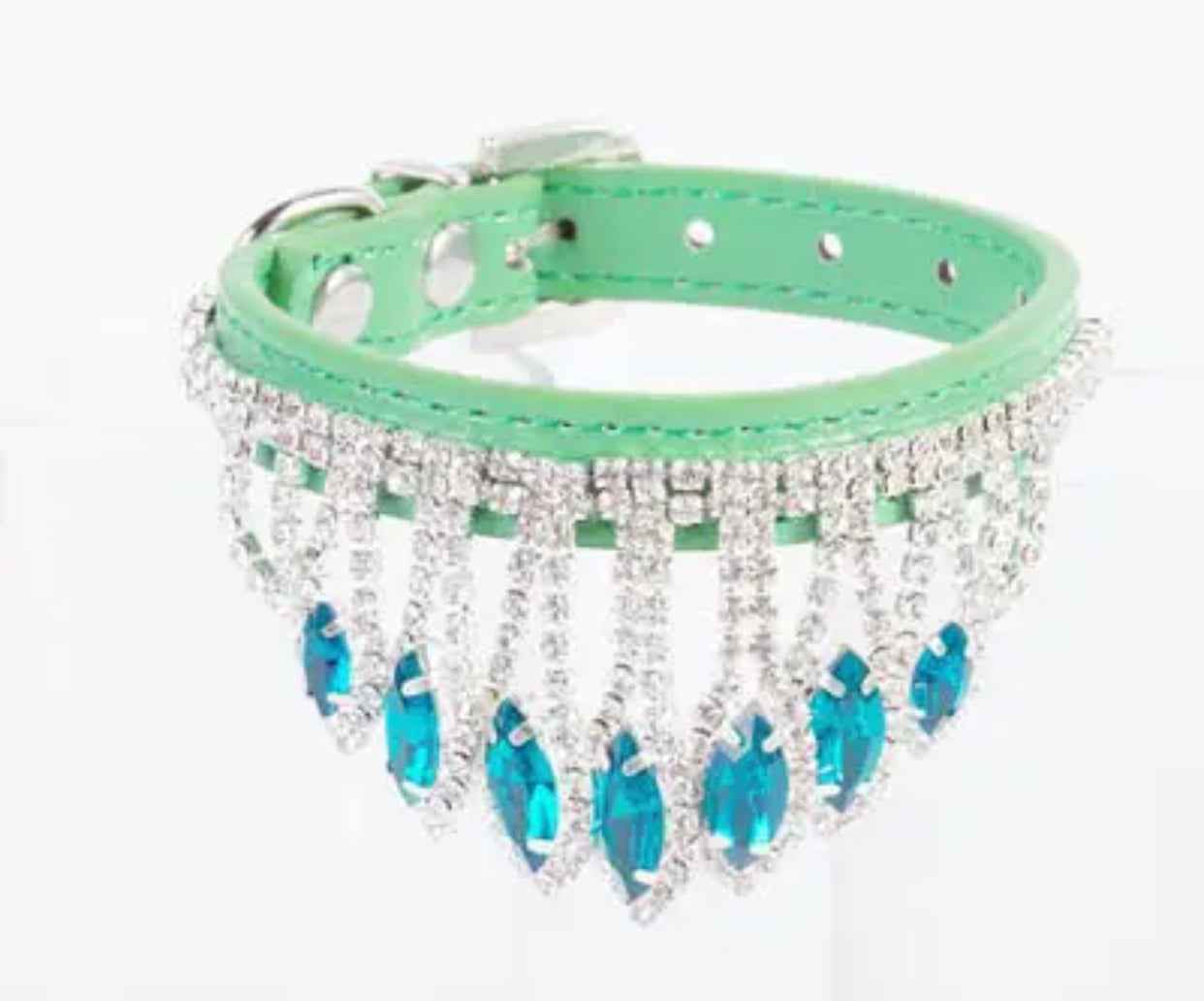 Ocean Royale Dog Collar | Rhinestone Dog Collar
