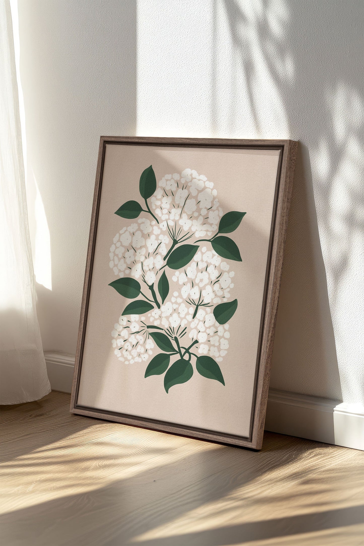 BRISE DE FLEURS, Kunstwerk auf gestreckter Leinwand
