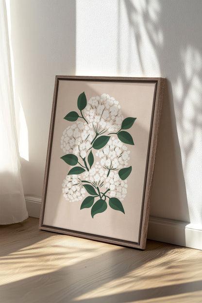 BRISE DE FLEURS, Kunstwerk auf gestreckter Leinwand