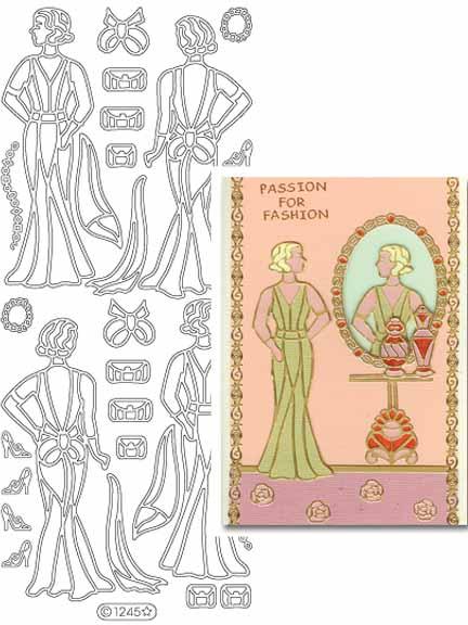 Deco Stickers - Vintage Ladies