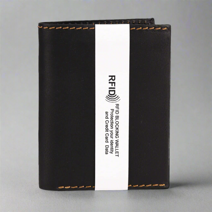 MET Men's Upright Coin Leather Wallet