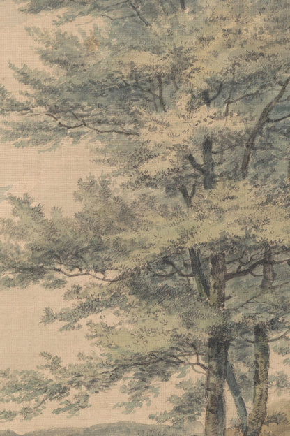 VERGESSENE LANDSCHAFT, VINTAGE-RAHMEN SILBER