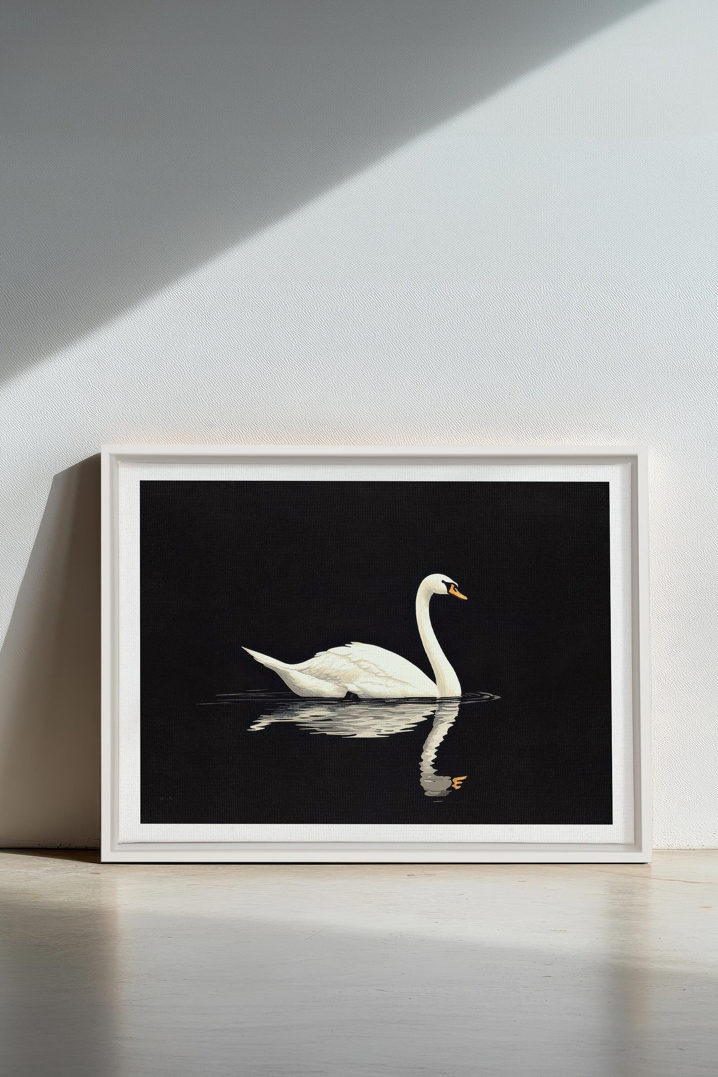 POESIE DER STILLE, Werk auf gespannter Leinwand