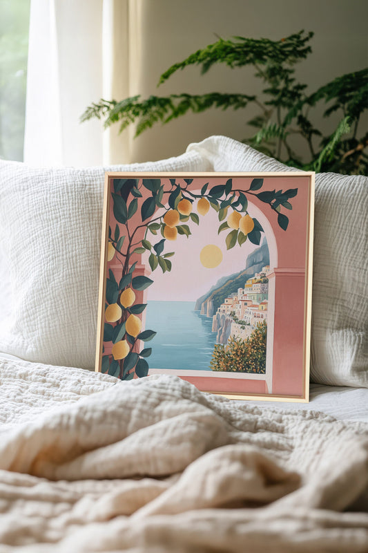 ROSE LEMONADE, Kunstwerk auf gespannter Leinwand