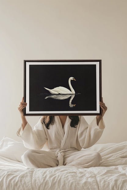 POESIE DER STILLE, Werk auf gespannter Leinwand