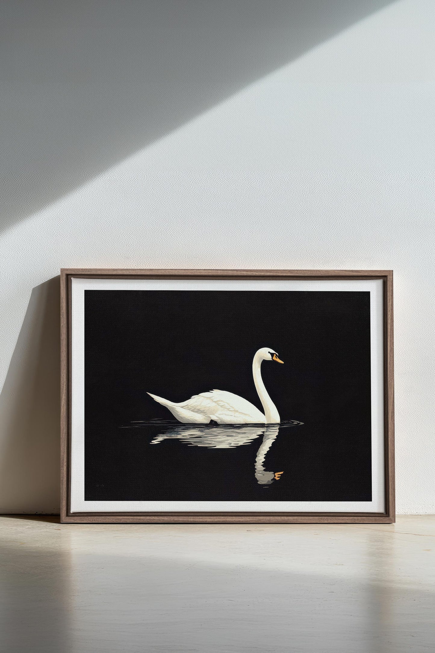 POESIE DER STILLE, Werk auf gespannter Leinwand