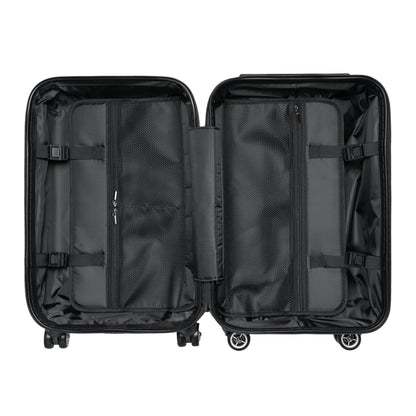 Neon Halo Carry-On Suitcase – Gradient Circle Luggage Cover