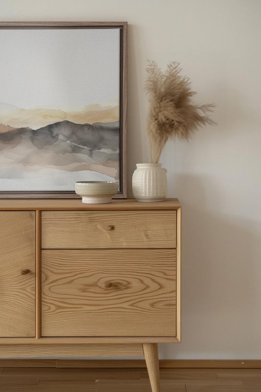 MUTED LINES, Oeuvre sur toile étirée