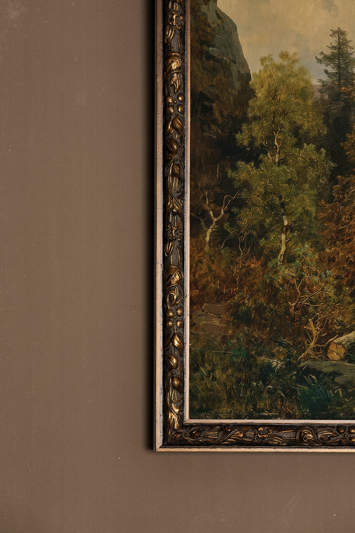 MONTS ÉTERNELS, CADRE VINTAGE BRONZE