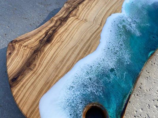 Olive Wood Charcuterie Board - AURABAGS SHOP