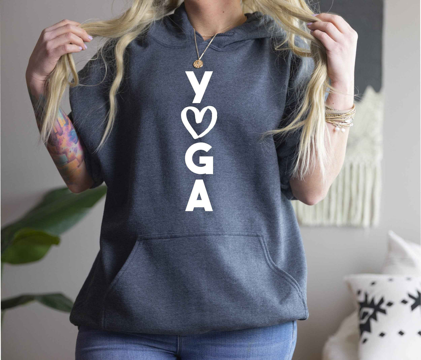 Love Yoga Pullover Hoodie