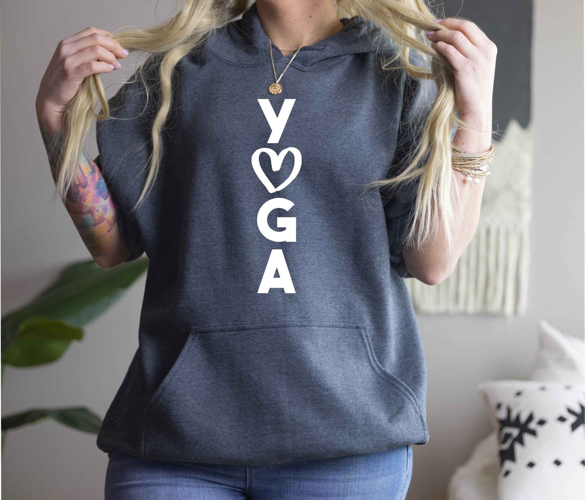 Love Yoga Pullover Hoodie